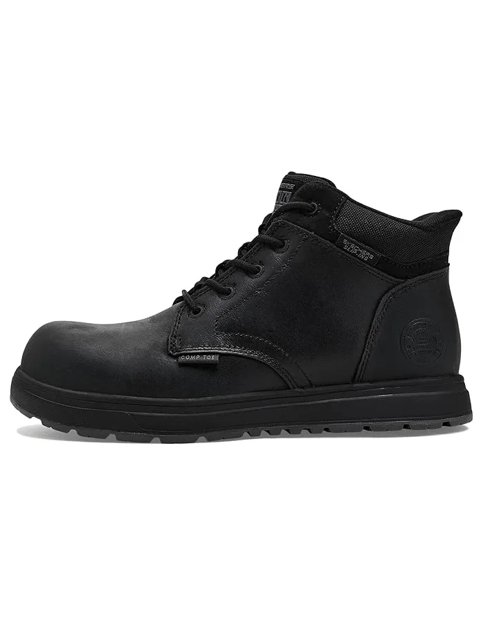 Ботинки с композитным носком Declon Comp Toe SKECHERS Work — изображение 4 из 4, черный