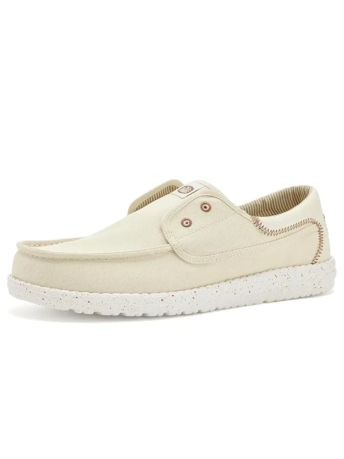 Туфли-лодочки Wally Cru Stretch Canvas Hey Dude — изображение 1 из 4, светлый серый/мульти