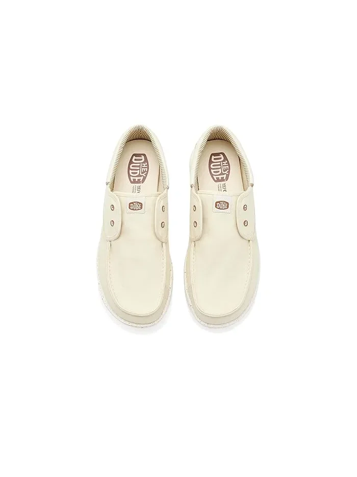 Туфли-лодочки Wally Cru Stretch Canvas Hey Dude — изображение 2 из 4, светлый серый/мульти