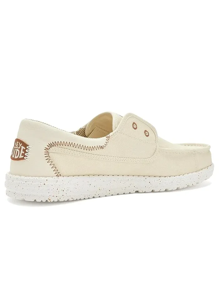 Туфли-лодочки Wally Cru Stretch Canvas Hey Dude — изображение 3 из 4, светлый серый/мульти