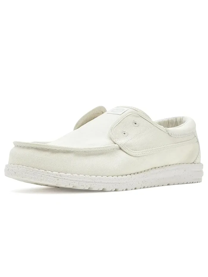 Ботинки-лодочки Wally Cru Stretch Canvas Hey Dude — изображение 1 из 4, белый