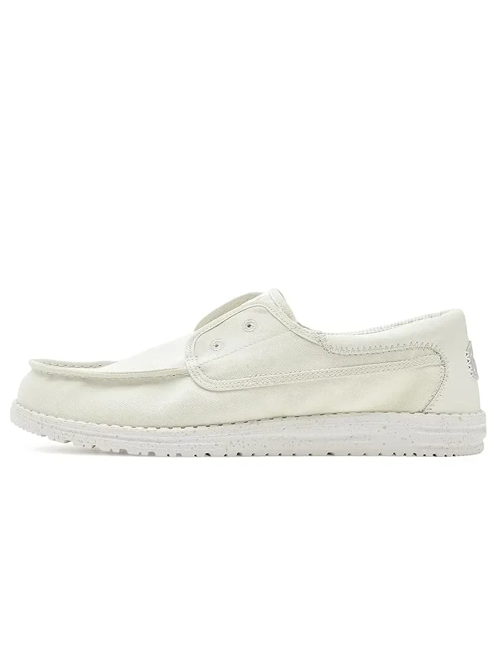 Ботинки-лодочки Wally Cru Stretch Canvas Hey Dude — изображение 4 из 4, белый