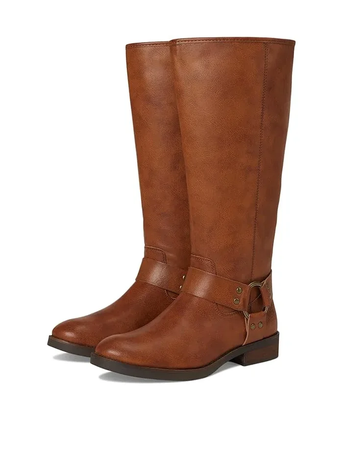 Ботинки кожаные Kellie Harness Wide Calf FRYE AND CO.
