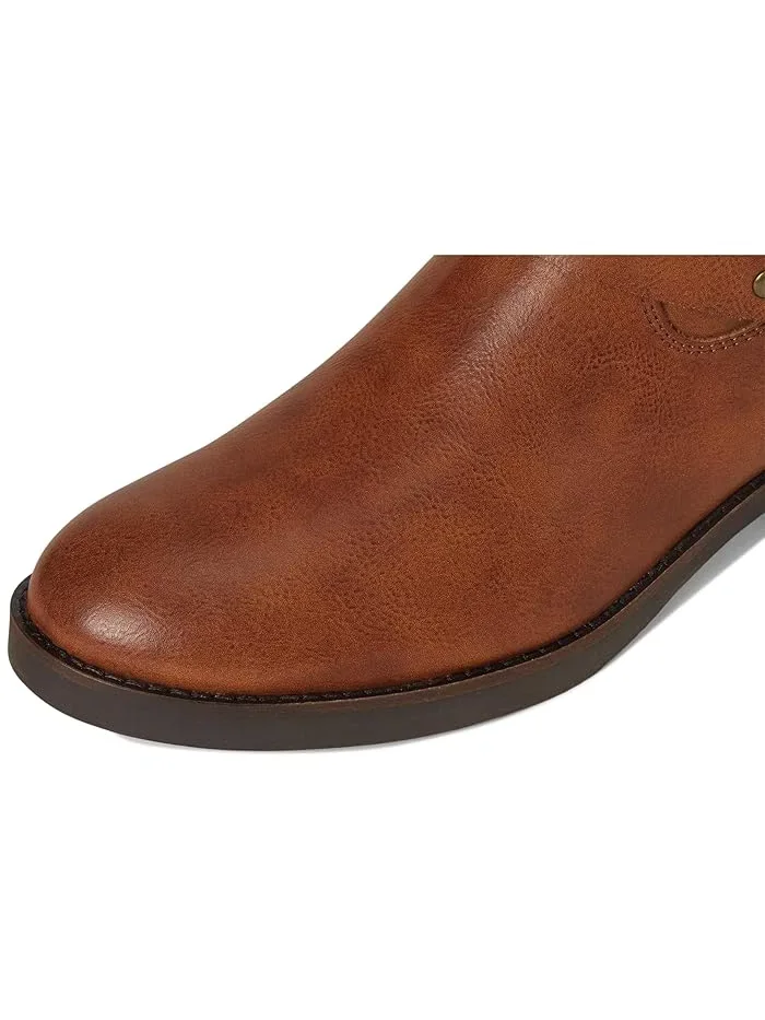 Ботинки кожаные Kellie Harness Wide Calf FRYE AND CO. — изображение 2 из 4, коричневый