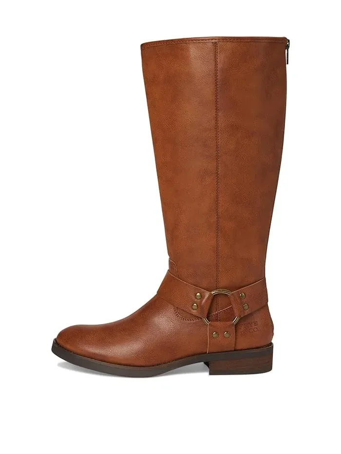 Ботинки кожаные Kellie Harness Wide Calf FRYE AND CO. — изображение 4 из 4, коричневый