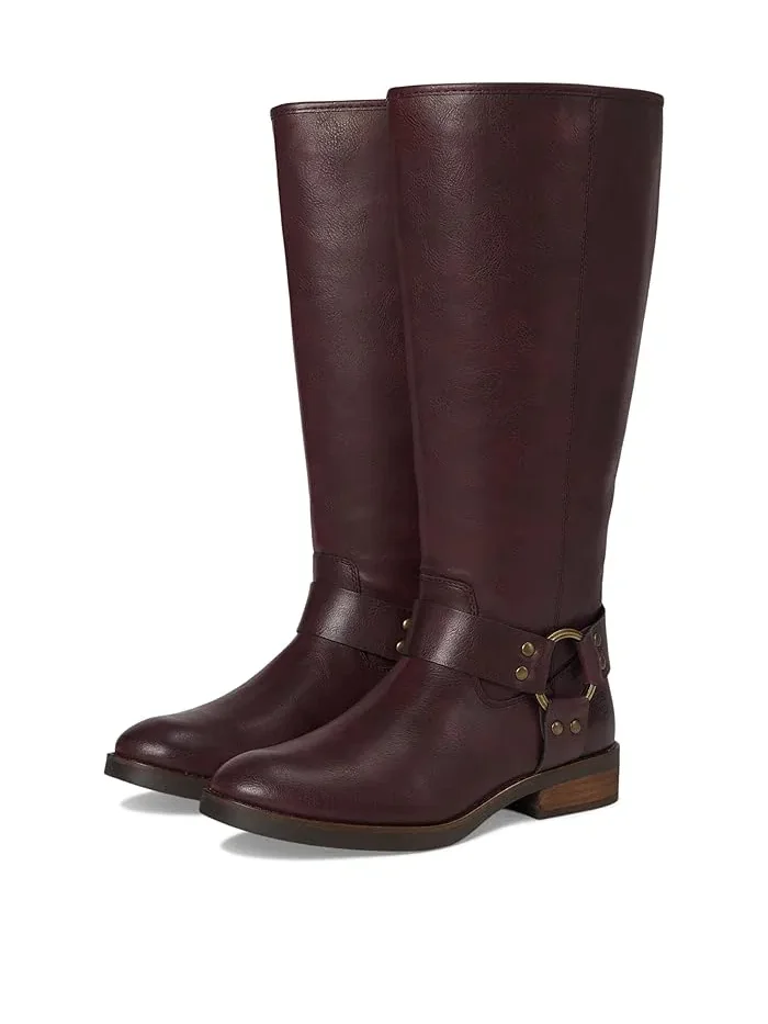 Ботинки ковбойские Kellie Harness Wide Calf FRYE AND CO. — изображение 1 из 4, малина