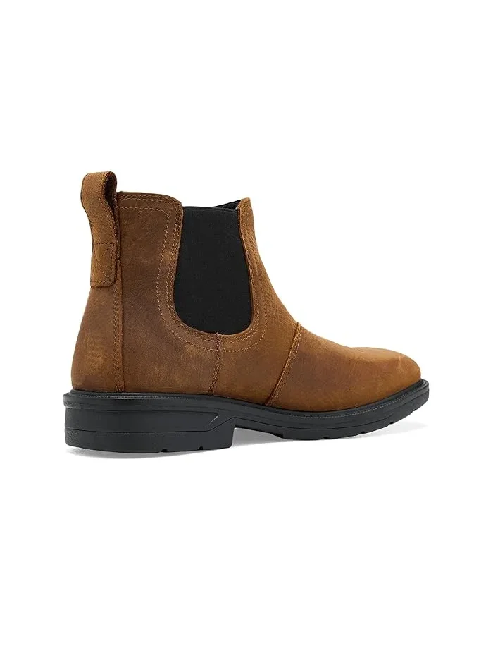 Ботинки рабочие Rancher Level Chelsea Slip-on стальной носок Wolverine — изображение 3 из 4, черный