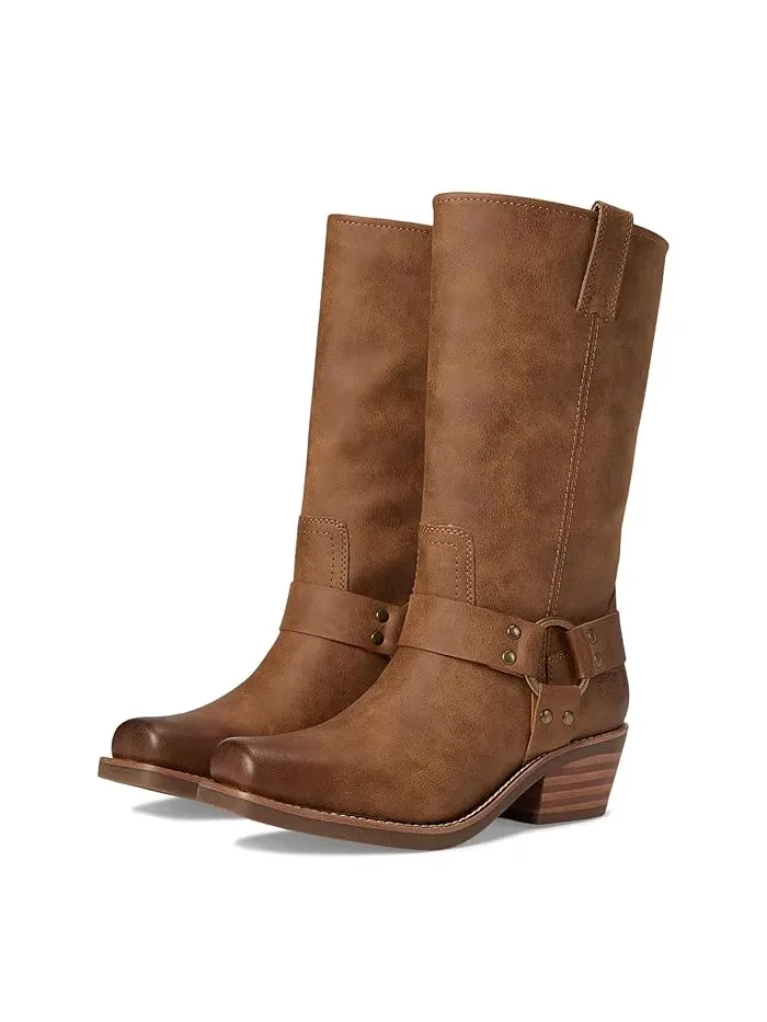 Ботинки Lorrie Harness 12 FRYE AND CO. — изображение 1 из 4, бежевый