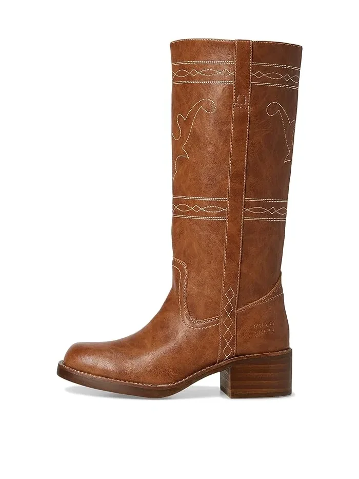 Ботинки с прострочкой Miranda Bridle Stitch FRYE AND CO. — изображение 4 из 4, карамель