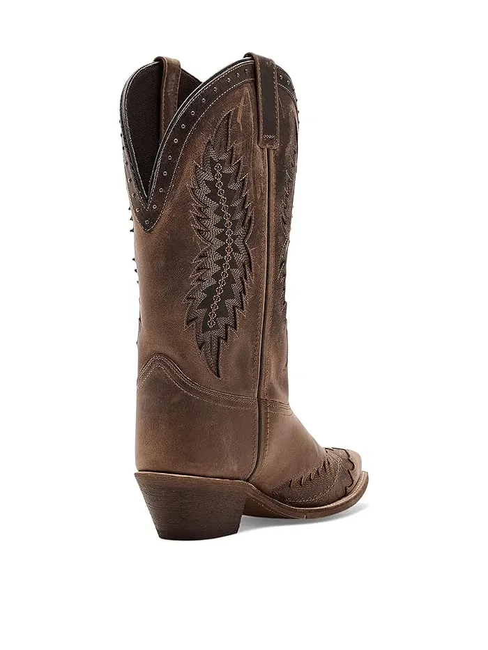 Ботинки ковбойские Laredo Coyote Creek Wide Calf — изображение 3 из 4, бежевый