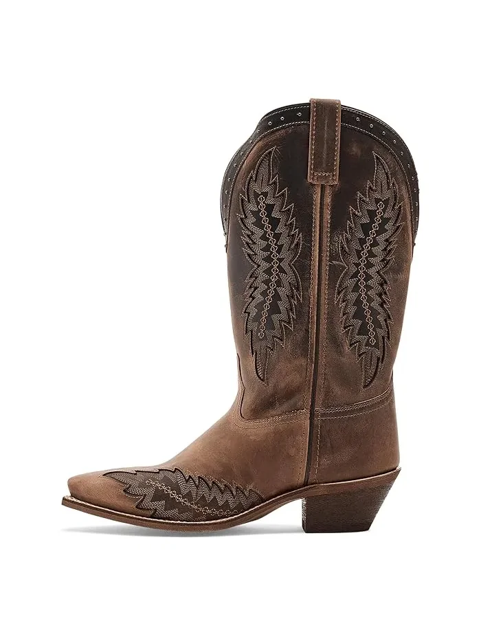 Ботинки ковбойские Laredo Coyote Creek Wide Calf — изображение 4 из 4, бежевый