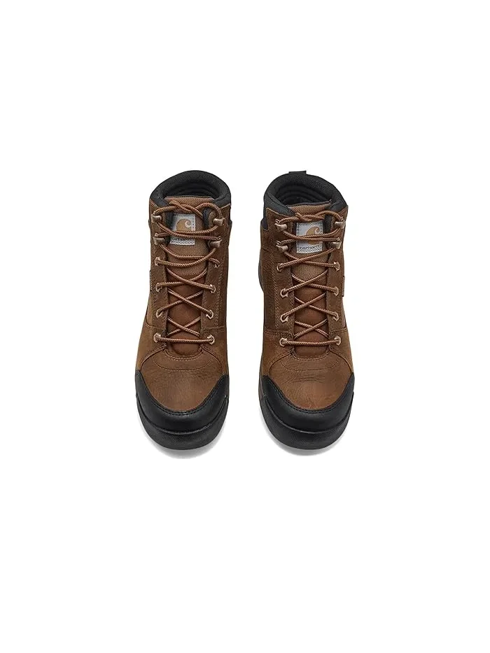 Ботинки водонепроницаемые Force Hd 6" Waterproof Soft Toe Work Boot Carhartt — изображение 2 из 4, коричневый