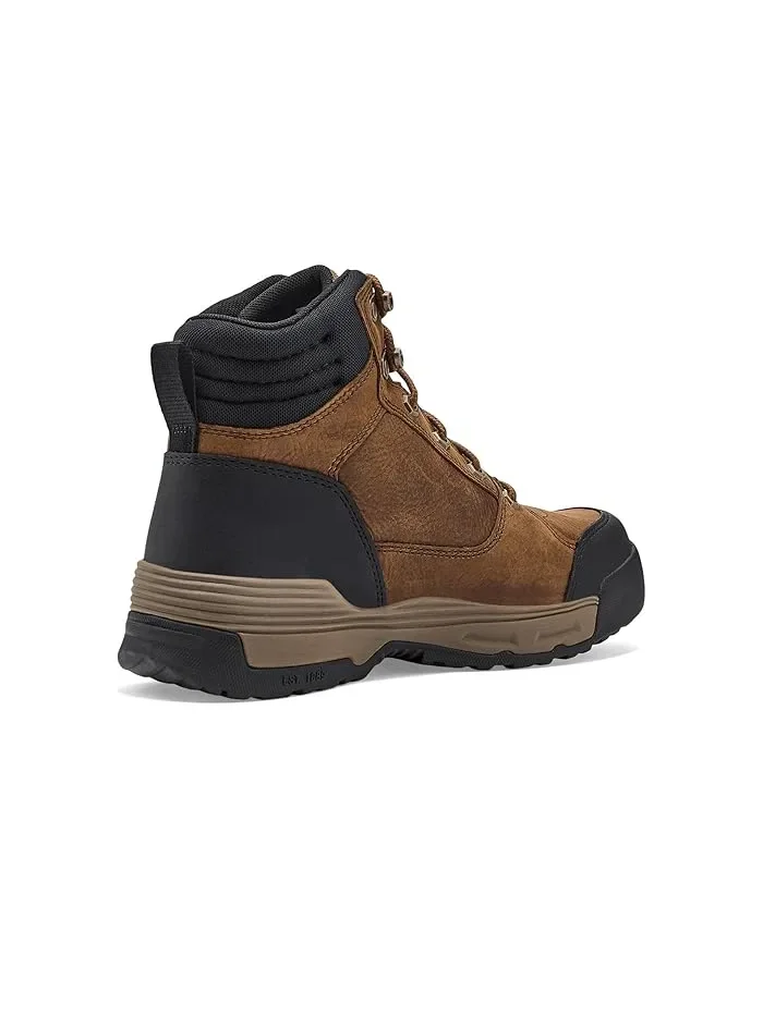 Ботинки водонепроницаемые Force Hd 6" Waterproof Soft Toe Work Boot Carhartt — изображение 3 из 4, коричневый