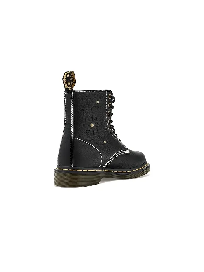 Ботинки с цветами 1460 Pascal Flower Dr. Martens — изображение 3 из 4, черный
