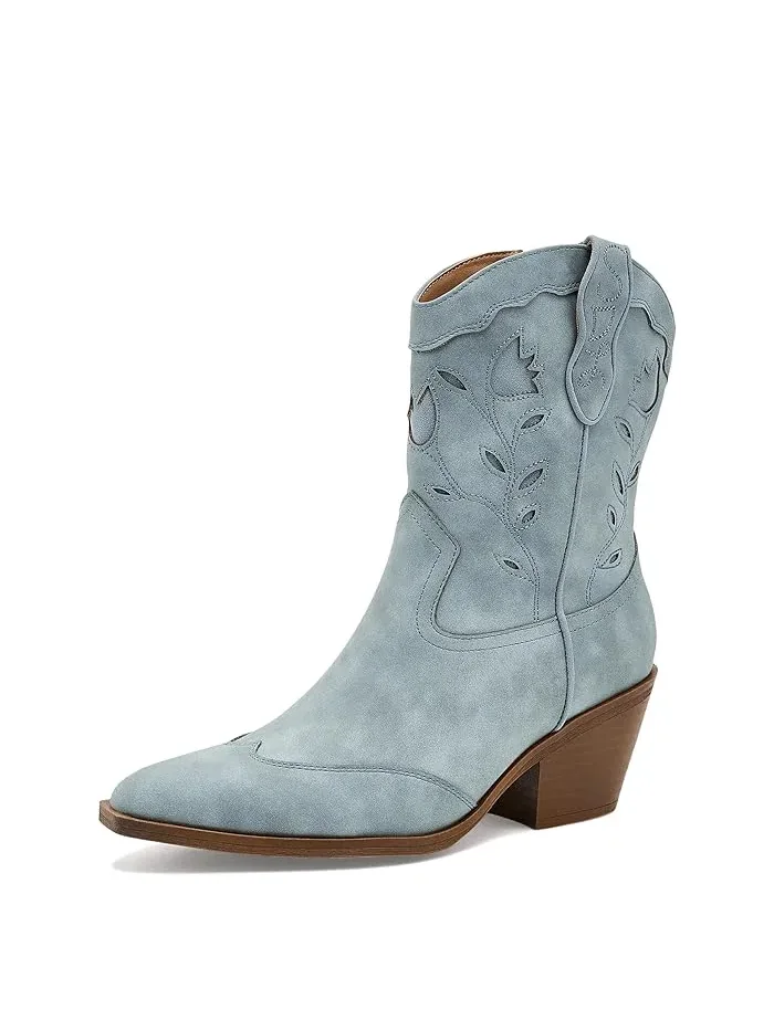 Ботильоны Flash Western Short Boots Sam & Libby — синий