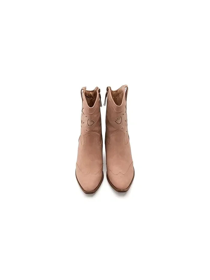 Ботильоны Flash Western Short Boots Sam & Libby — изображение 2 из 4, розовый