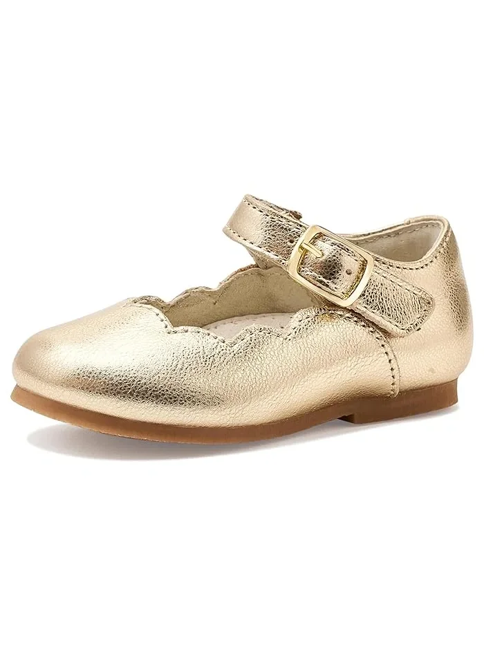 Туфли балетки с декоративной отделкой модель Sonia L'Amour Shoes Kids — синий