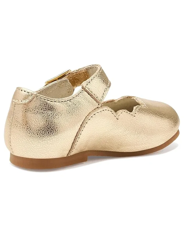Туфли балетки с декоративной отделкой модель Sonia L'Amour Shoes Kids — изображение 3 из 4, темный темно-синий