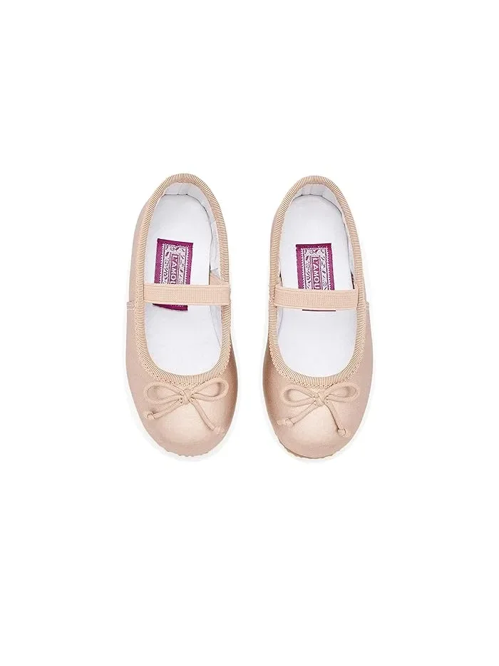 Балетки Alia L'Amour Shoes Kids — изображение 2 из 4, розовый золотистый