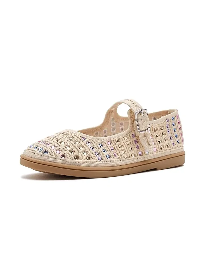 Туфли балетки с ромбовидным узором Roree Steve Madden Kids — изображение 1 из 4, прозрачный