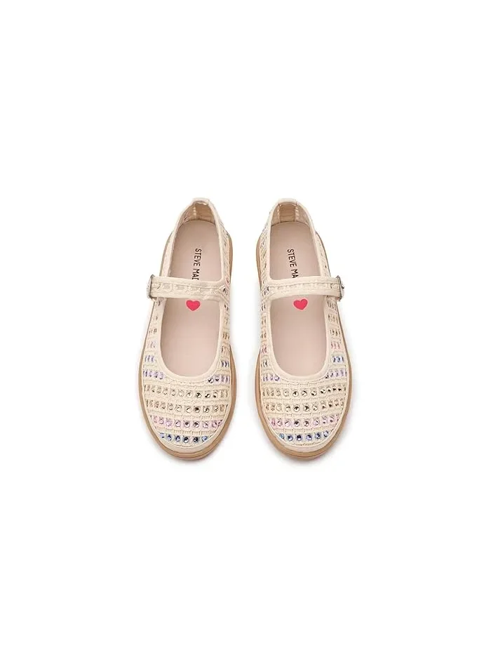 Туфли балетки с ромбовидным узором Roree Steve Madden Kids — изображение 2 из 4, прозрачный