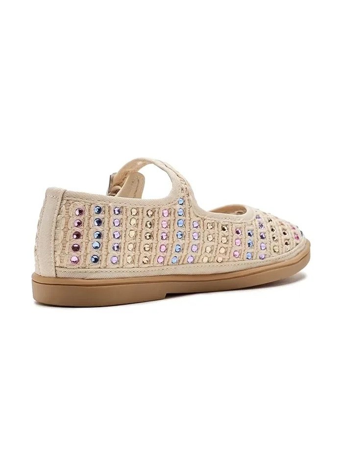 Туфли балетки с ромбовидным узором Roree Steve Madden Kids — изображение 3 из 4, прозрачный