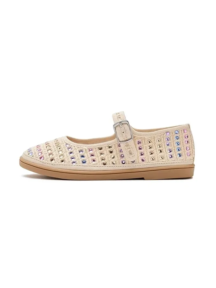 Туфли балетки с ромбовидным узором Roree Steve Madden Kids — изображение 4 из 4, прозрачный