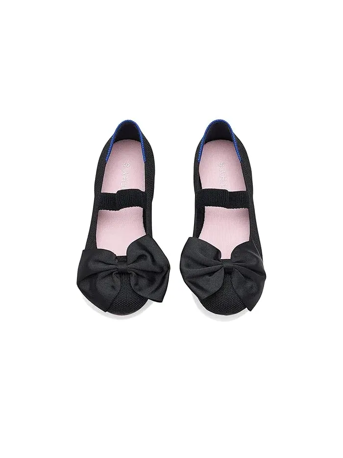 Туфли Mary Jane с бантом Big Bow Rothy's Kids — изображение 2 из 4, розовый