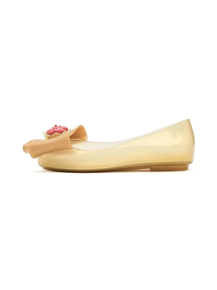 Балетки с диснеевским принтом Sweet Love Mini Melissa — изображение 4 из 4, бежевый/золотистый
