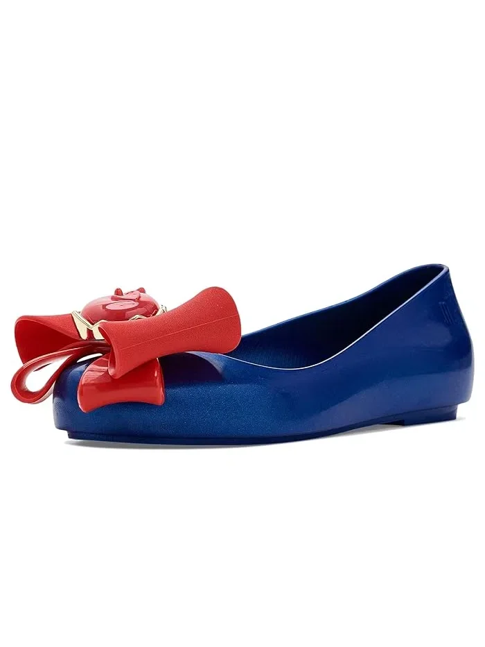Балетки с принтом Snow White Sweet Love Mini Melissa — изображение 2 из 4, зеленый