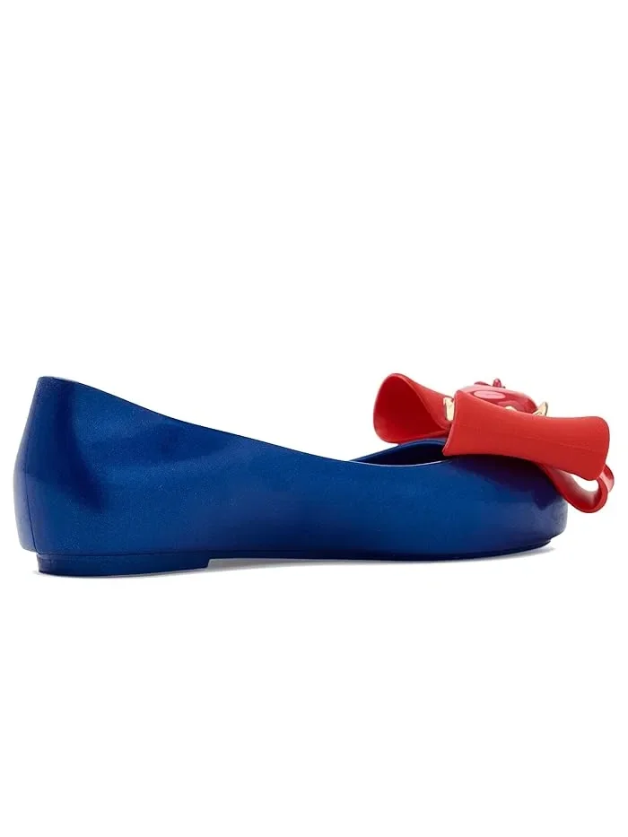 Балетки с принтом Snow White Sweet Love Mini Melissa — изображение 3 из 4, зеленый