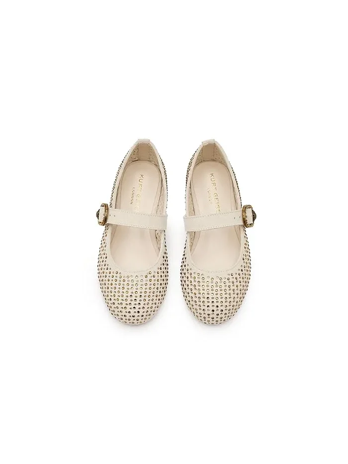 Балетки Mini Mayfair Kurt Geiger London Kids — изображение 2 из 4, кость
