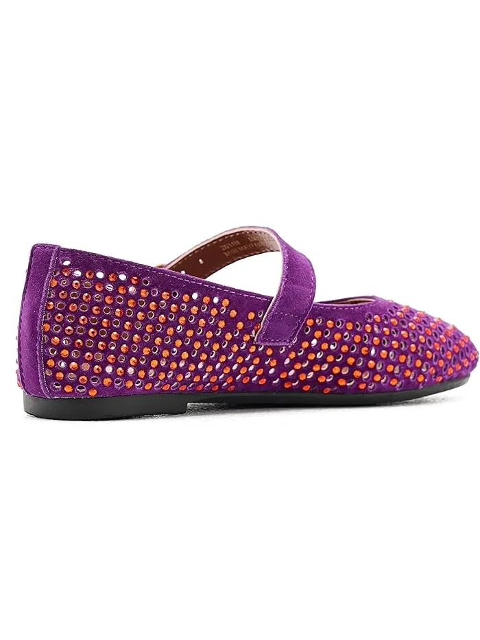 Балетки Mini Mayfair Kurt Geiger London Kids — изображение 3 из 4, глубокий фиолетовый