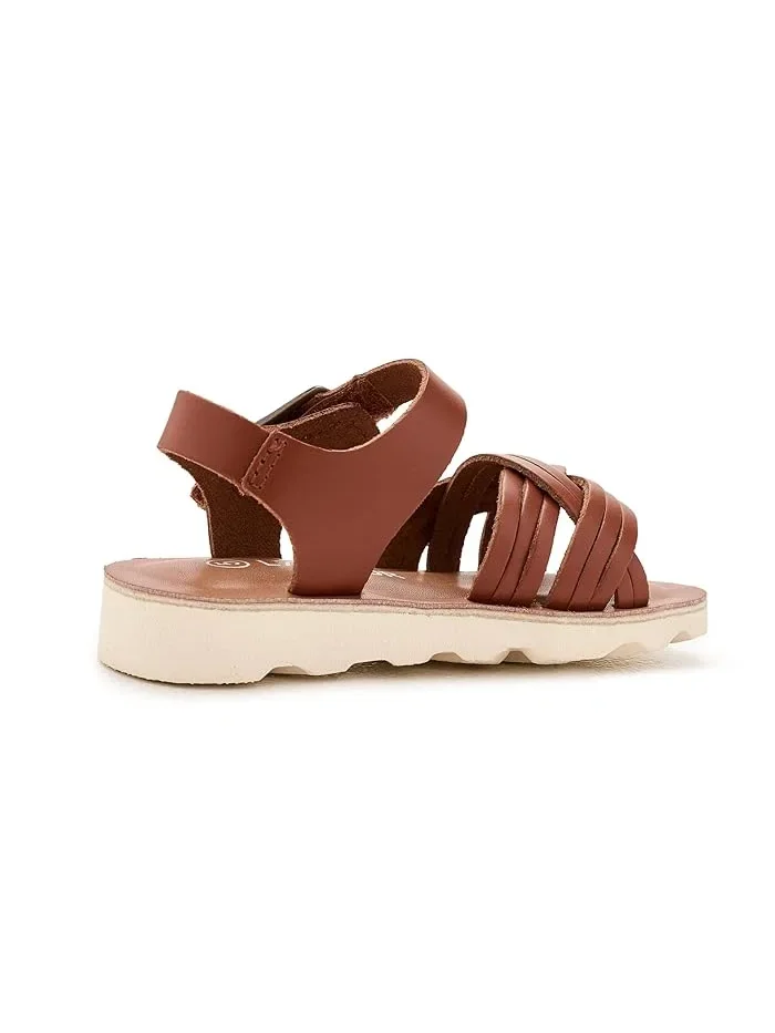 Сандалии кожаные Athena L'Amour Shoes Kids — изображение 3 из 4, белый