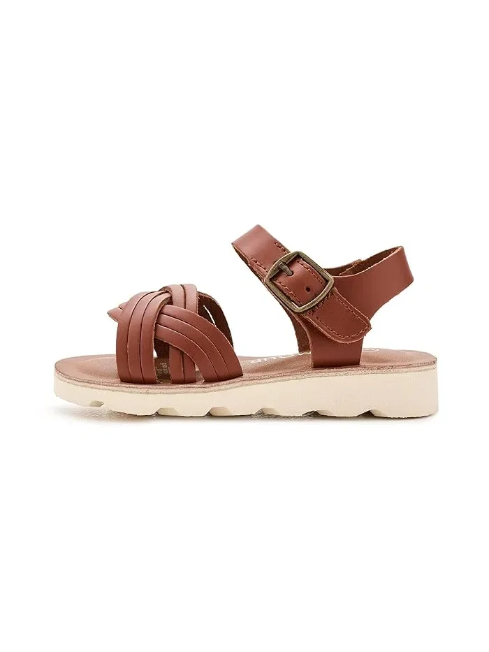 Сандалии кожаные Athena L'Amour Shoes Kids — изображение 4 из 4, белый