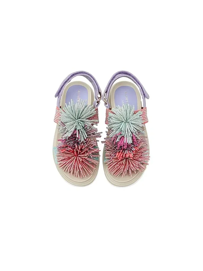 Сандалии с бахромой Orson Kurt Geiger London Kids — изображение 2 из 4, мульти