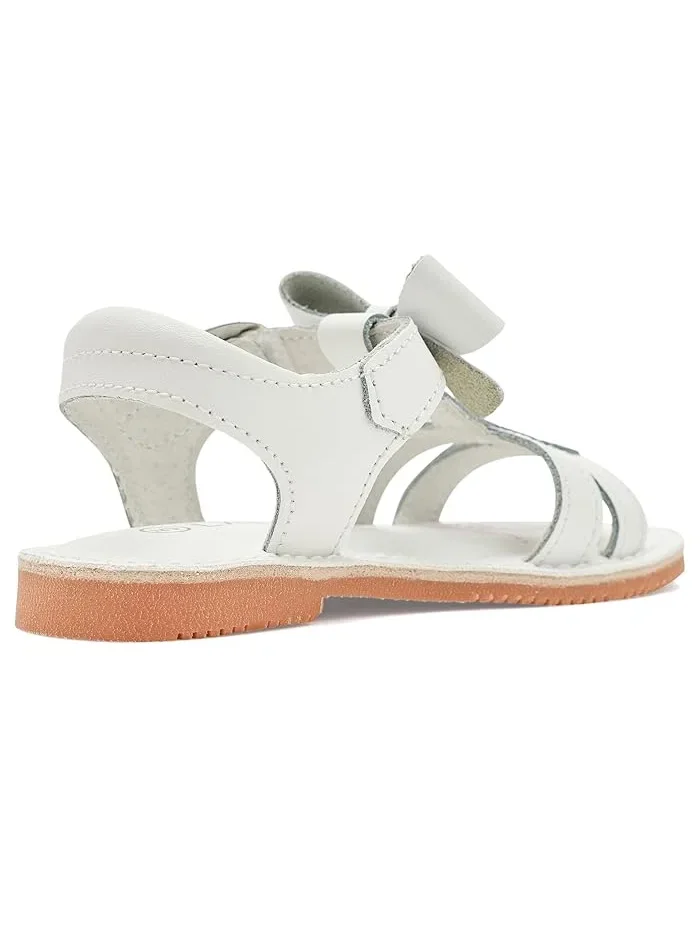 Сандалии с бантом Janie L'Amour Shoes Kids — изображение 3 из 4, белый