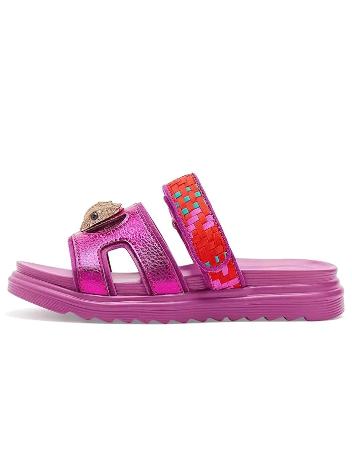 Сандалии с вырезами Kensington Kurt Geiger London Kids — изображение 4 из 4, фиолетовый красный