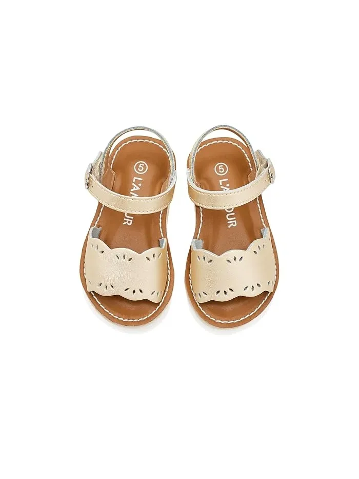 Сандалии Ella L'Amour Shoes Kids — изображение 2 из 4, шампань