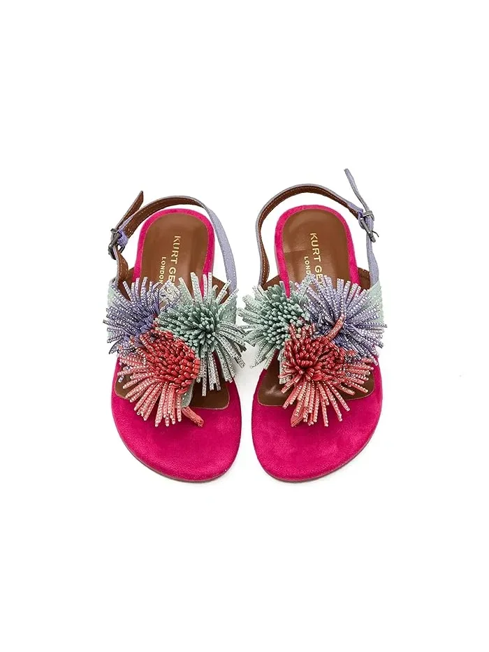 Сандалии с бахромой Mini Fringe Kurt Geiger London Kids — изображение 2 из 4, мульти