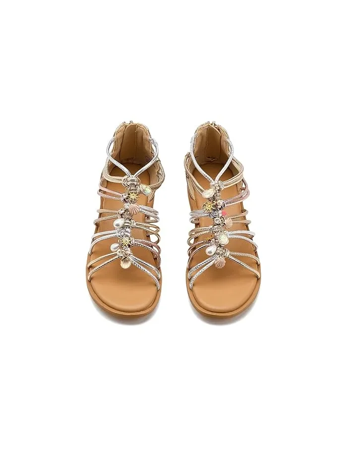 Сандалии металлик мульти Glowee Steve Madden Kids — изображение 2 из 4