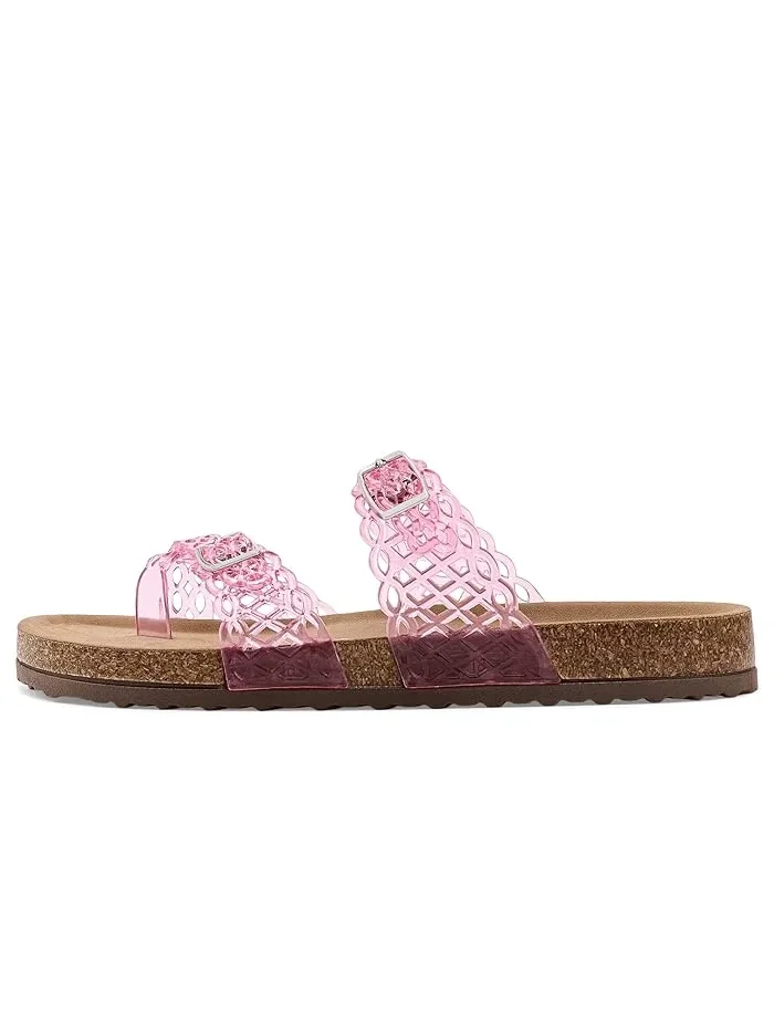 Сандалии с блестками Beach Steve Madden Kids — изображение 4 из 4, розовый