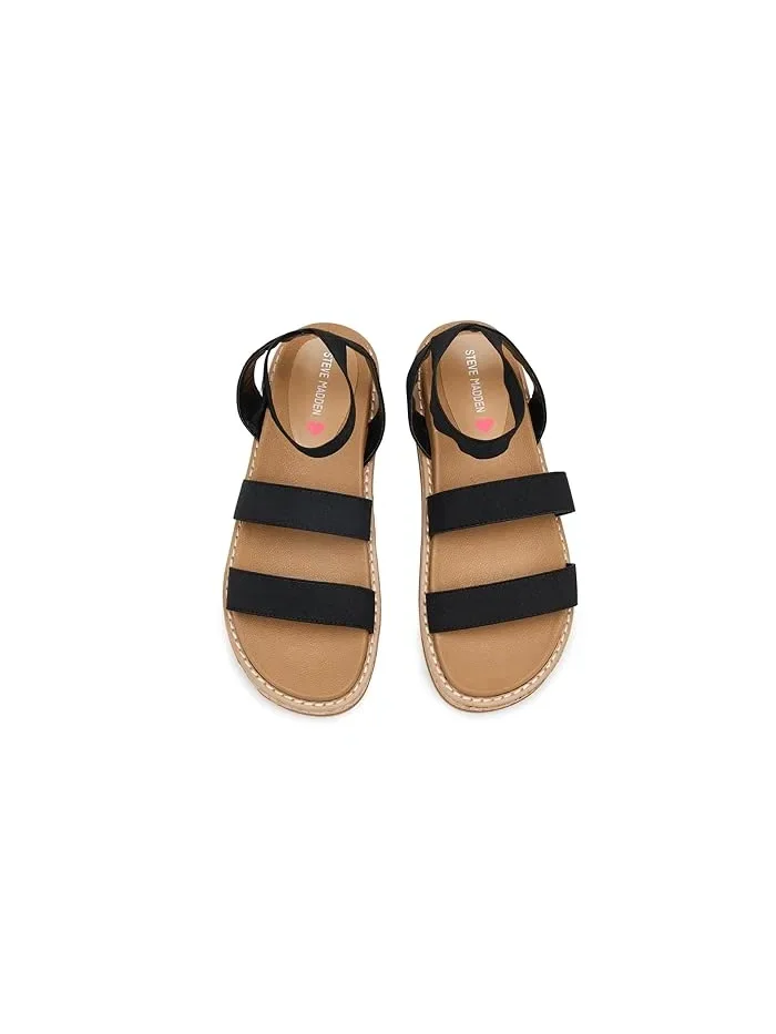 Сандалии с эластичными ремешками Avril Steve Madden Kids — изображение 2 из 4, черный