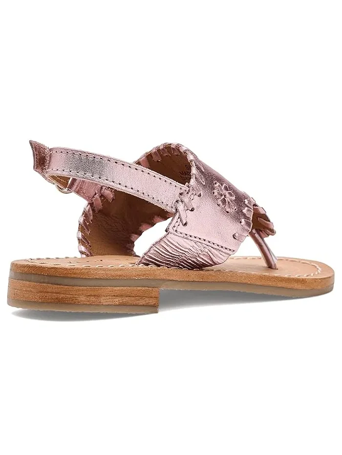 Сандалии с ремешком Jacks Flat Sandals Jack Rogers Kids — изображение 3 из 4, серебристый
