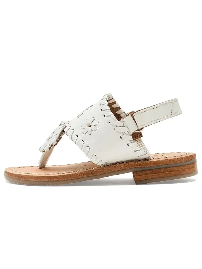 Сандалии Jacks Flat Sandals Jack Rogers Kids — изображение 4 из 4, белый