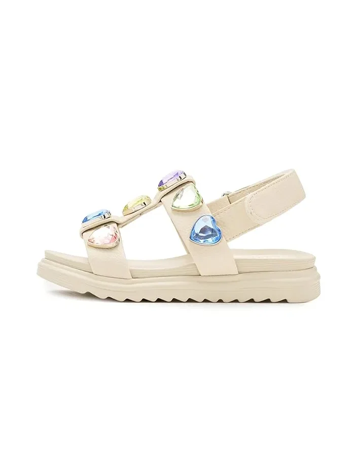 Сандалии Mini Orson Hearts Kurt Geiger London Kids — изображение 4 из 4, кость