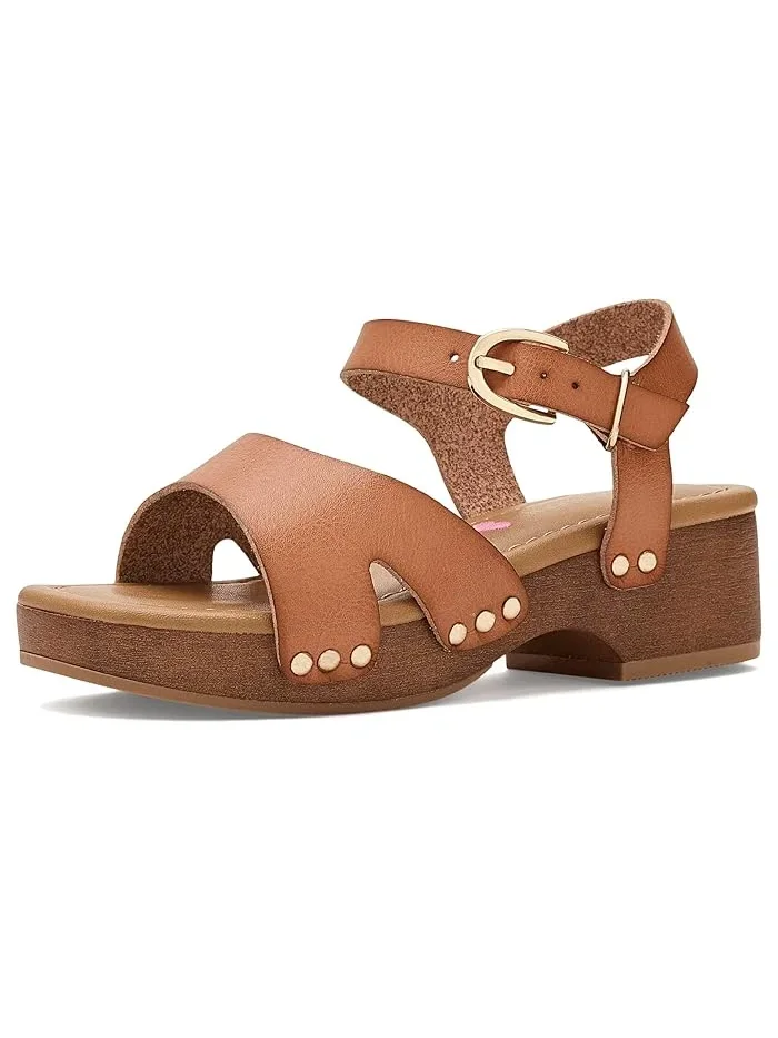 Босоножки с платформой Mayson Steve Madden Kids — изображение 1 из 4, коричневый