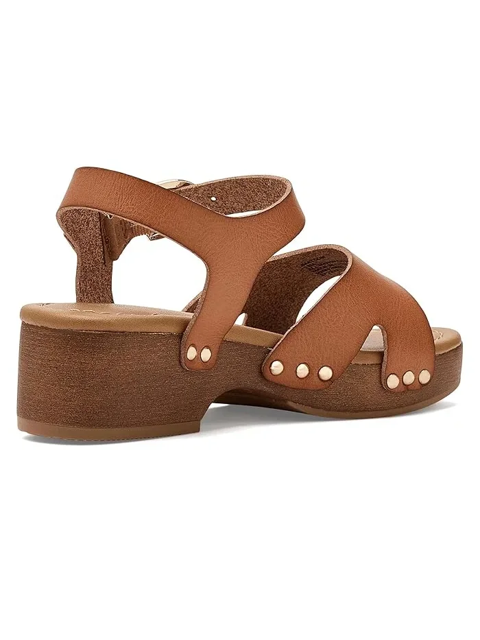Босоножки с платформой Mayson Steve Madden Kids — изображение 3 из 4, коричневый