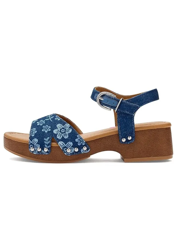 Босоножки на платформе Mayson Steve Madden Kids — изображение 4 из 4, джинсовый синий