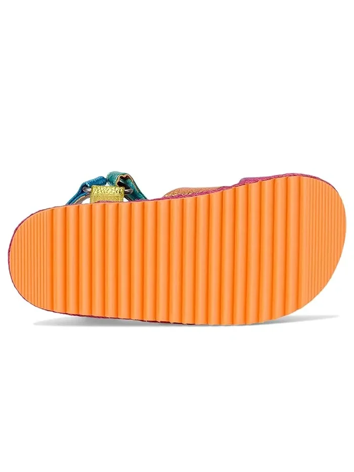 Сандалии с джинсовым ремешком Mini Kensington Kurt Geiger London Kids — изображение 3 из 4, мульти